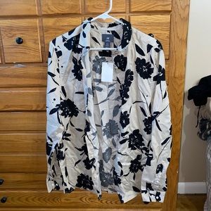 Men’s H&M Floral Long Sleeve Shirt